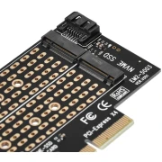 Makki Адаптер M.2 NVMe/SATA PCIe 3.0 x4