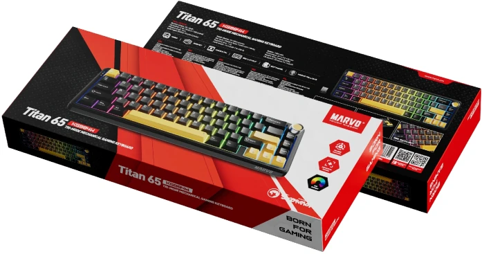 Marvo Titan 65 KG984W Black - Linear