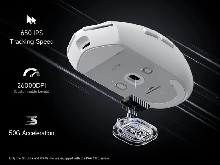 MCHOSE G3 V2 Wireless 1K - White