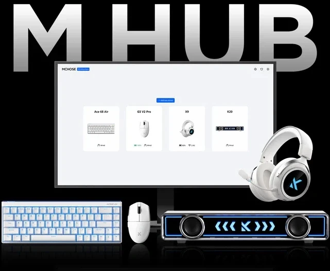 MCHOSE G3 V2 Wireless 1K - Black