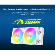 Montech HyperFlow ARGB 240 White