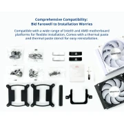 Montech HyperFlow ARGB 240 White
