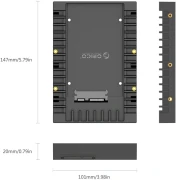 Orico Адаптер SSD/HDD 2.5" to 3.5"