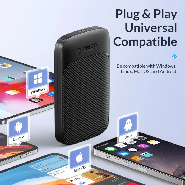 Orico 2020C3 кутия за диск 2.5" USB-C