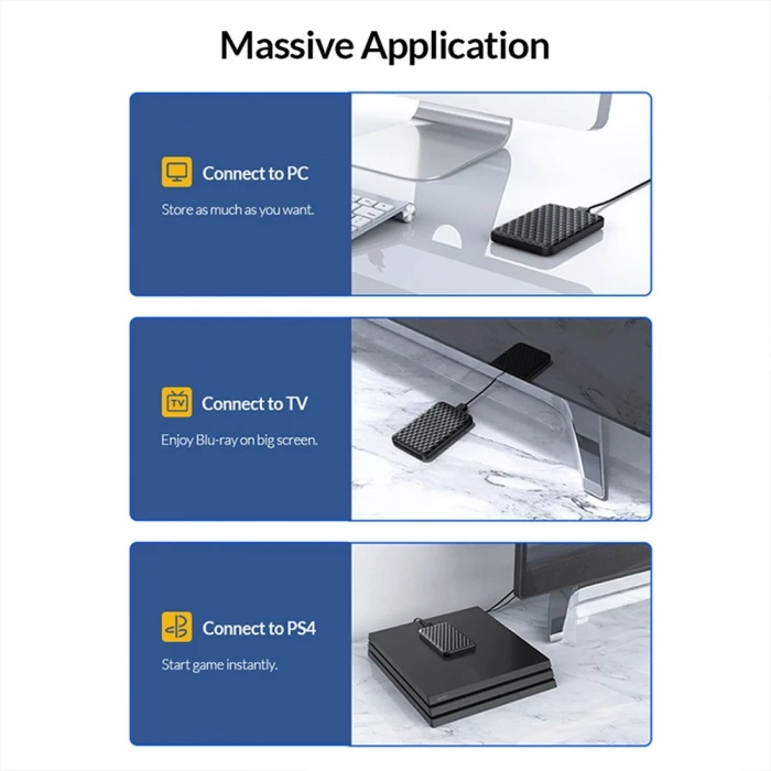Orico 2520C3 кутия за диск 2.5" USB-C