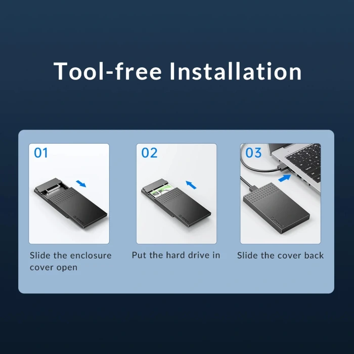 Orico 2526U3-V1 кутия за диск 2.5"