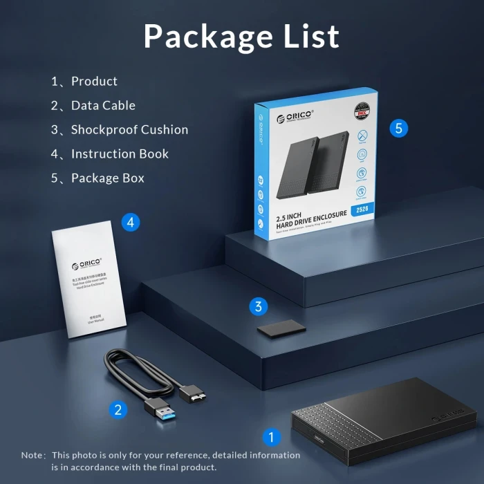 Orico 2526U3-V1 кутия за диск 2.5"