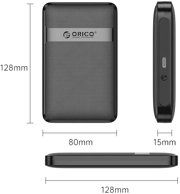 Orico 2577C3 кутия за диск 2.5" USB-C