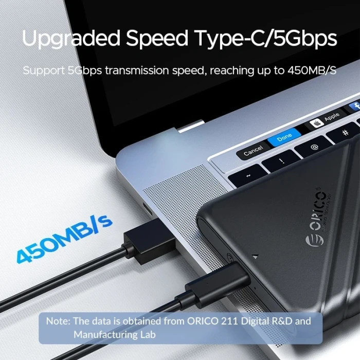 Orico 25PW1C кутия за диск 2.5" USB-C