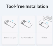 Orico 25PW1C кутия за диск 2.5" USB-C