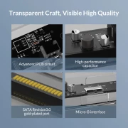 Orico transparent кутия за диск 3.5"