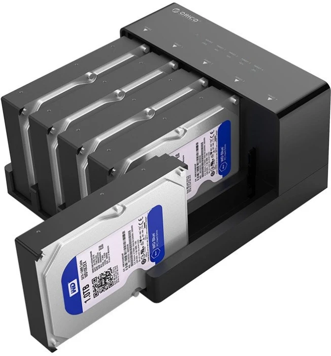 Orico 6558US3 Dock 5 x 2.5"/3.5" Clone