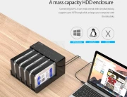 Orico 6558US3 Dock 5 x 2.5"/3.5" Clone