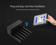 Orico 6558US3 Dock 5 x 2.5"/3.5" Clone