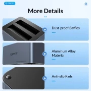 Orico Dock 2 x HDD/SSD 2.5"/3.5" Clone