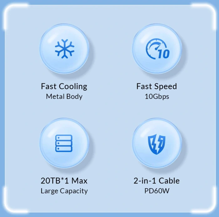 Orico Dock 2 x HDD/SSD 2.5"/3.5" Clone