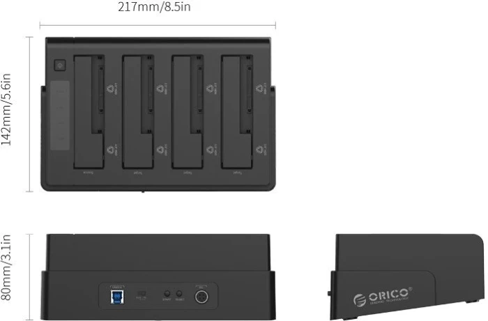 Orico USB Dock 4 x 2.5"/3.5" - Clone