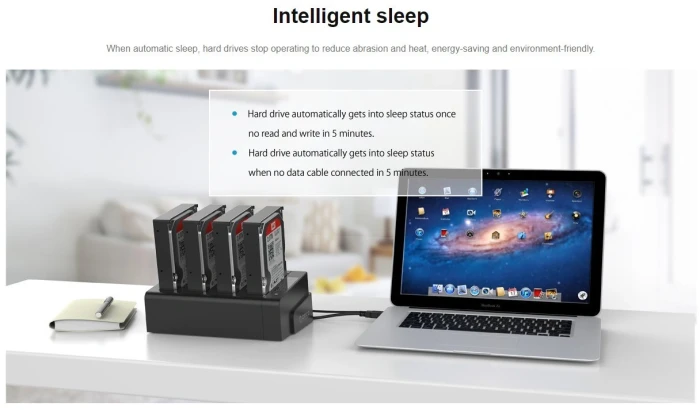 Orico USB Dock 4 x 2.5"/3.5" - Clone
