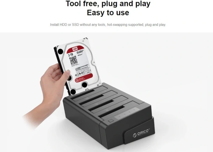 Orico USB Dock 4 x 2.5"/3.5" - Clone