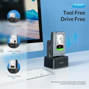 Orico Dock HDD/SSD - 2.5/3.5" USB-C/A
