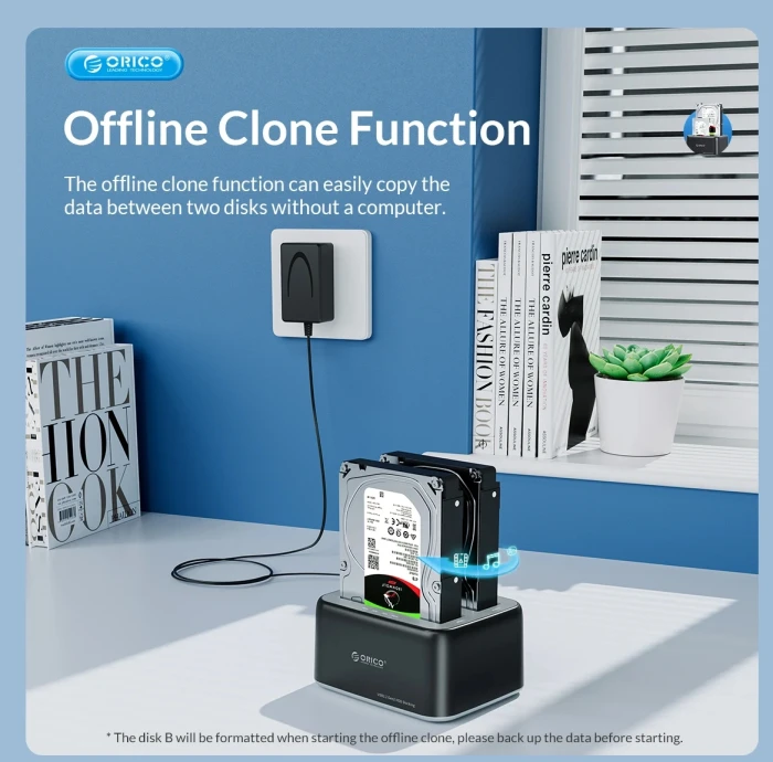 Orico Dock HDD/SSD - 2.5/3.5" USB-C/A