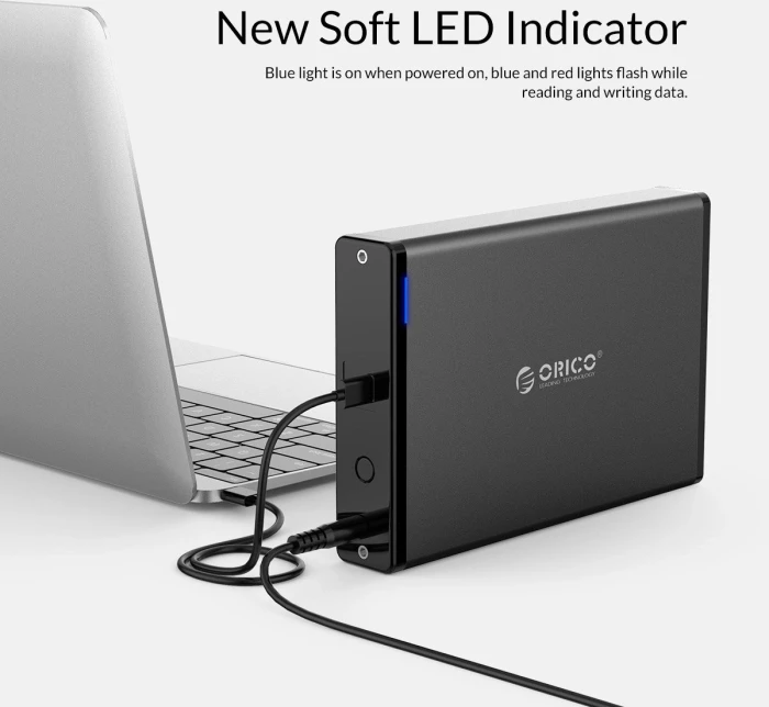 Orico 7688C3 кутия за диск 3.5" USB-C