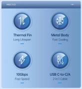 Orico AM2C3-2N Dual-Bay M.2 NVMe