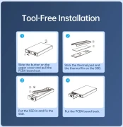 Orico AM2C3-2N Dual-Bay M.2 NVMe