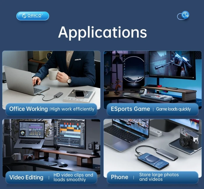 Orico AM2C3-G2 M.2 NVMe USB-C