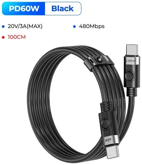 Orico USB-C 2.0 100W - 1.0m