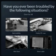 Orico поставка за компютър CPB6-BK