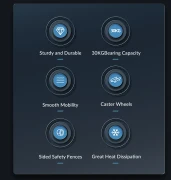 Orico поставка за компютър CPB6-BK