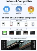 Orico DDL25 кутия за диск 2.5" USB-C