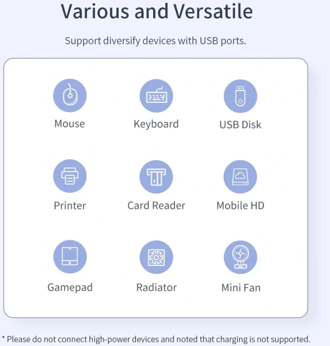 Orico FL02-WH 4 x USB 2.0