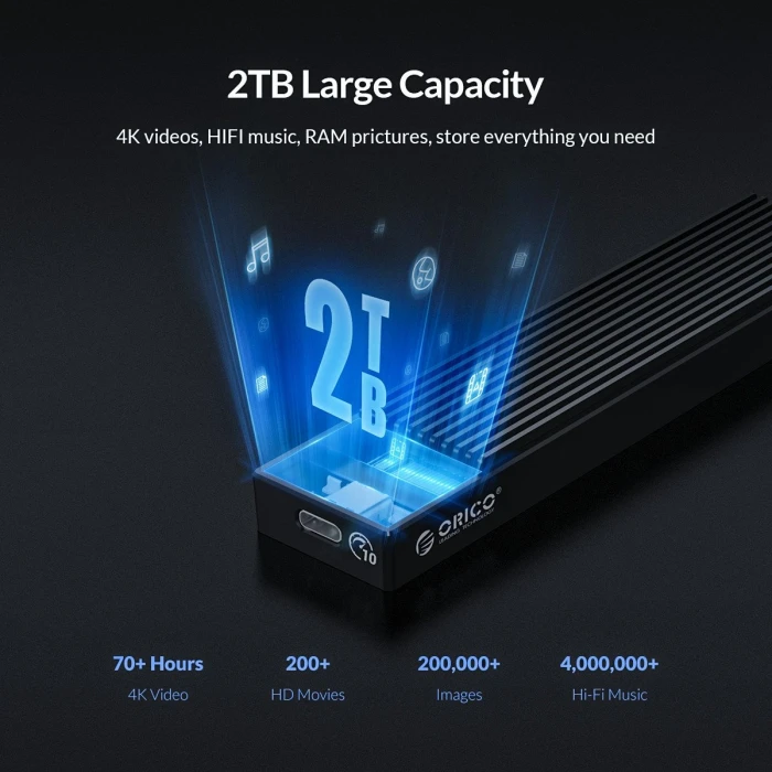 Orico M2PV-C3 M.2 NVMe USB-C