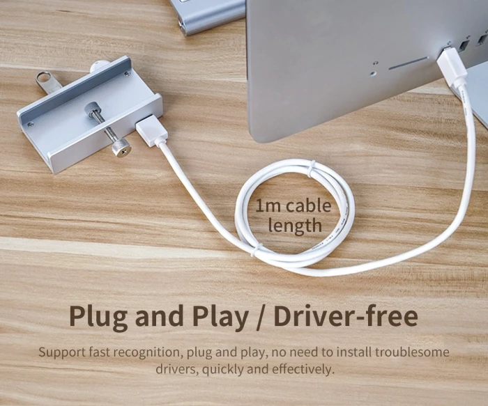 Orico MH4PU Clip Type 4 x USB 5Gbps