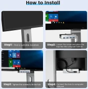 Orico MH4PU-P Clip Type 4 x USB 5Gbps