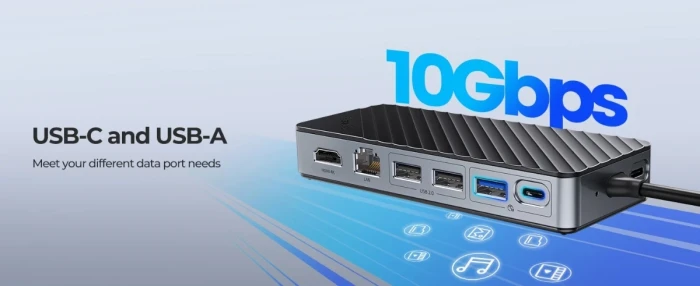 Orico OM28PR-G2 8in1 USB-C