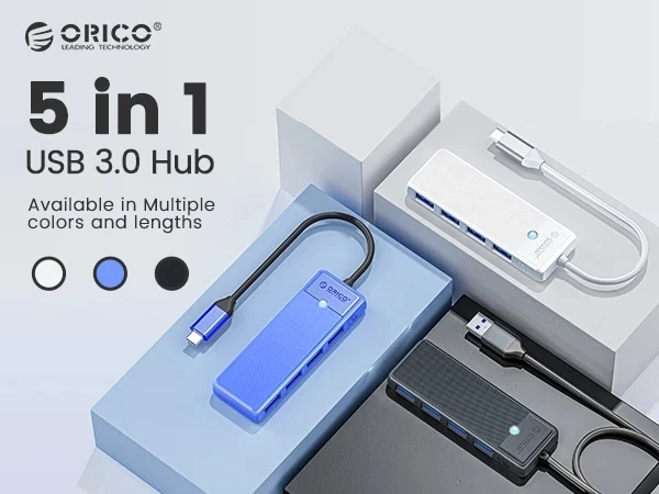 Orico 3 x USB 5Gbps + Card Reader