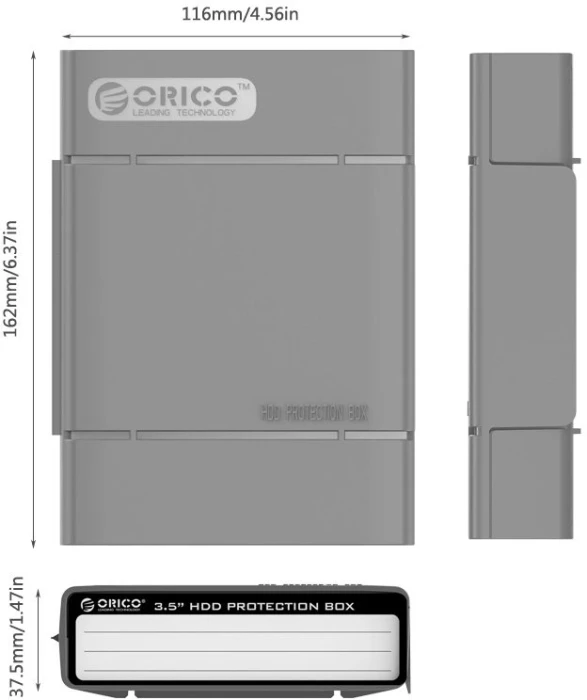 Orico предпазна кутия за HDD 3.5"