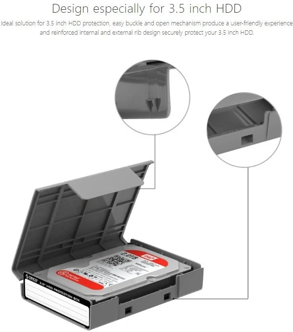 Orico предпазна кутия за HDD 3.5"