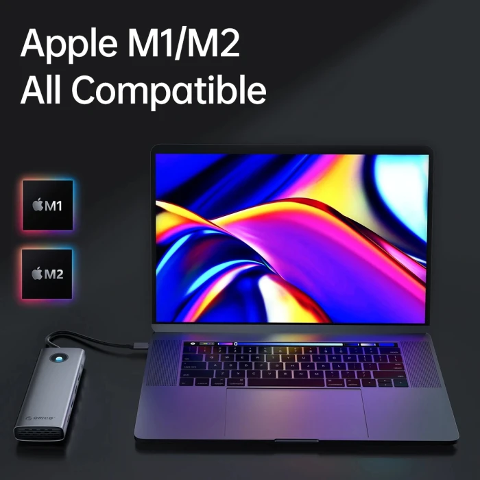 Orico USB-C HUB - HDMI LAN VGA