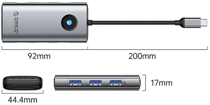 Orico PW11-6P 6in1 USB-C