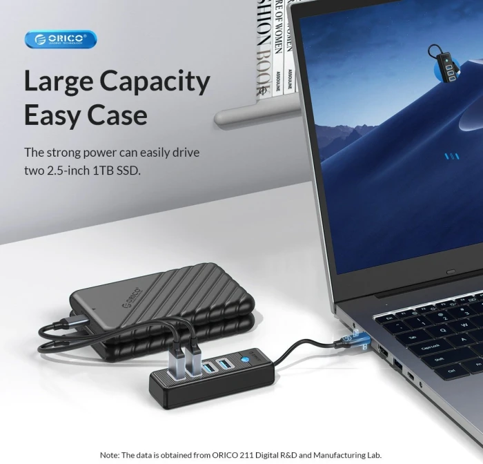 Orico PW4U-C3 4 x USB 5Gbps