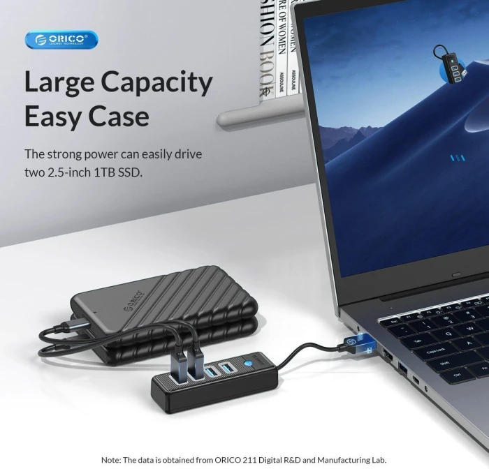 Orico PW4U-U3 4 x USB 5Gbps