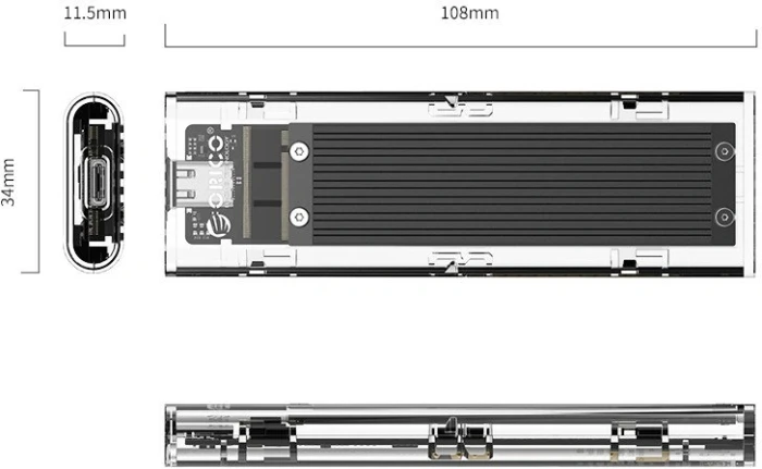 Orico TCM2-C3 M.2 NVMe USB-C