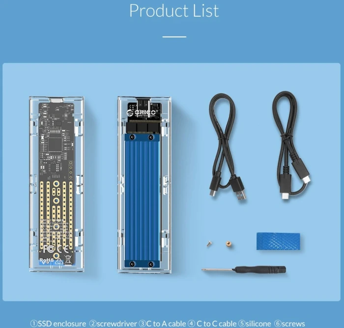 Orico TCM2-C3 M.2 NVMe USB-C