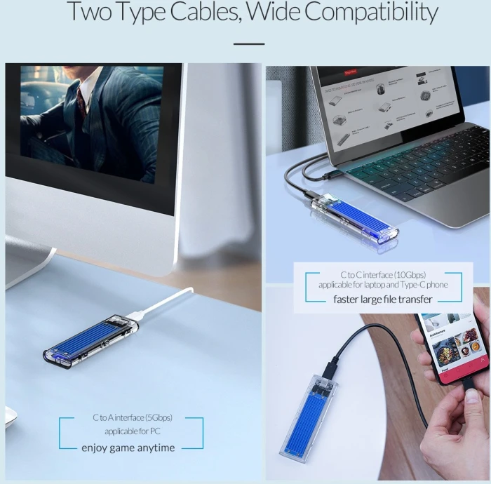 Orico TCM2-C3 M.2 NVMe USB-C