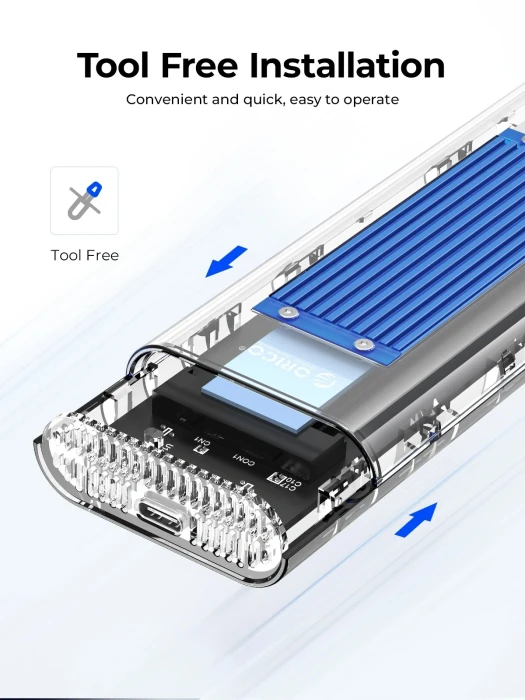Orico TCM2-U4 M.2 NVMe USB-C/A