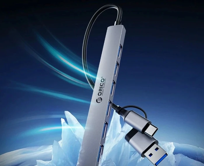 Orico HUB USB-C/A 7-port